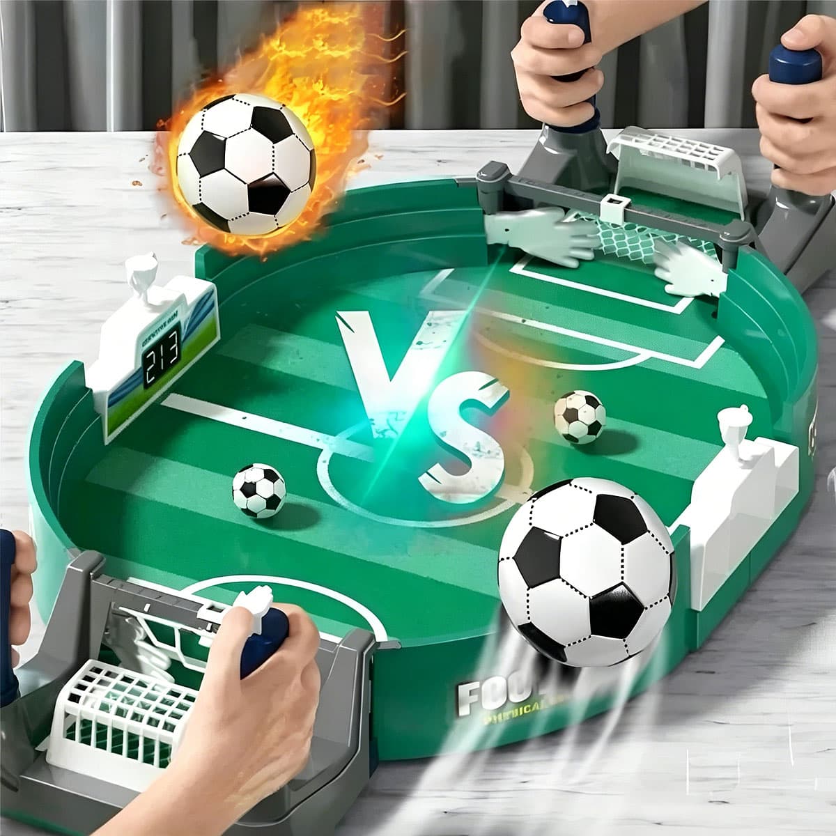 Jogo de Tabuleiro de Futebol de Pebolim para Festa em Família, Jogo Interativo Pais e Filhos para Crianças e Adultos