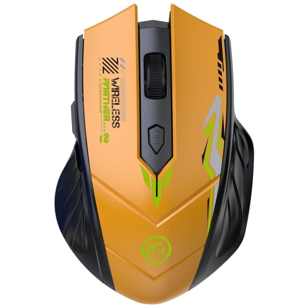 Mouse silencioso recarregável para computador, mouse sem fio dual mode BT5.0 2.4G para laptop