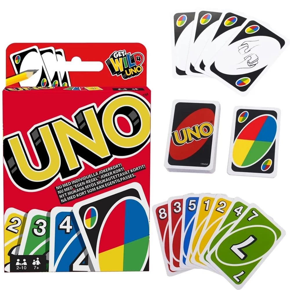 Uno Flip Jogo De Cartas Família Jogos De Tabuleiro Selvagem Jogando Crianças Brinquedos Festa Entretenimento Caixa De Pr