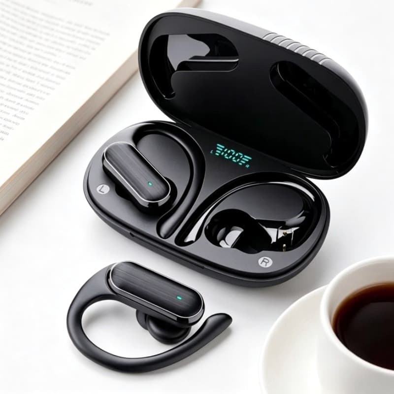 Fones de Ouvido A520, Fones Bluetooth sem Fio, Fones de Ouvido com Cancelamento de Ruído, Fones TWS, Fones de Ouvido