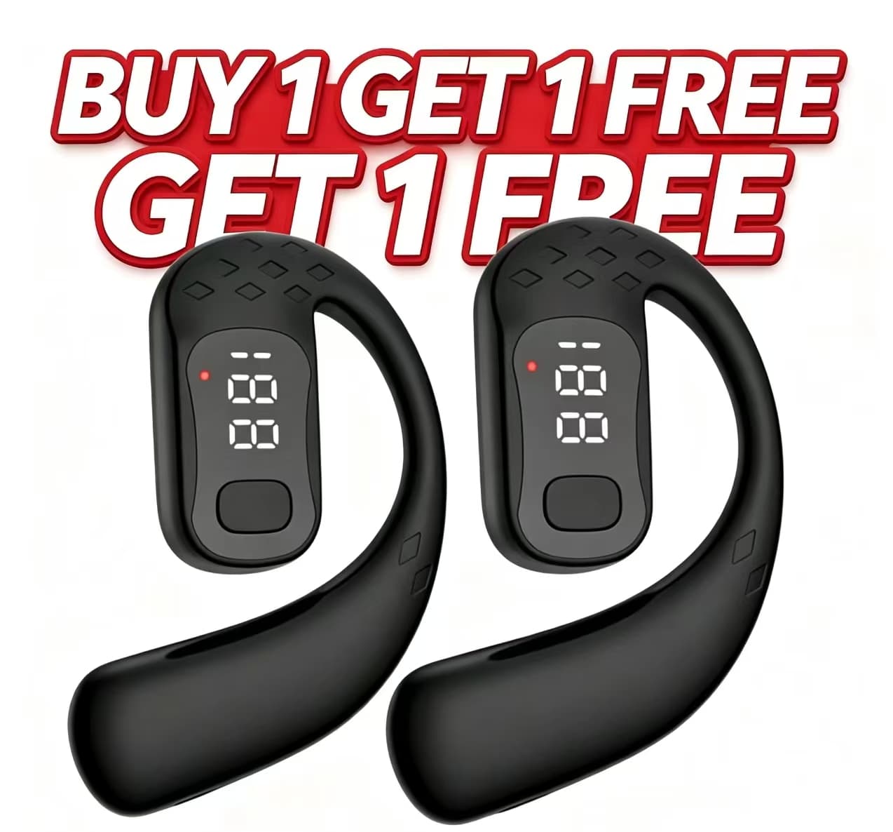 Fones de Ouvido Bluetooth Empresarial, Sem Fio, Fone de Ouvido Único, HD, Com Microfone, Gancho de Orelha, Fones de
