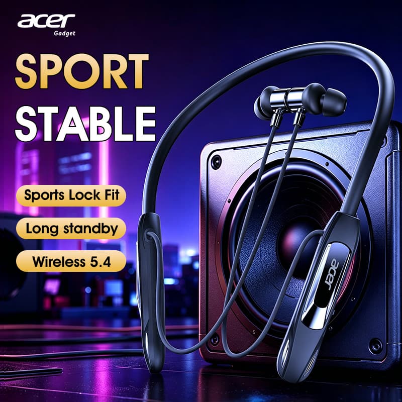 Fone de Ouvido Bluetooth OHR810 com Pescoço, Sem Fio, Fones de Ouvido, Fones Intra-Auriculares com Microfone, Tipo-C