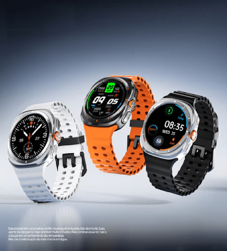 Novo Smartwatch Relógio Inteligente 8 ATM À Prova D'água Microwear GPS 2026 NFC Bluetooth Esportes Rastreador De Fitness