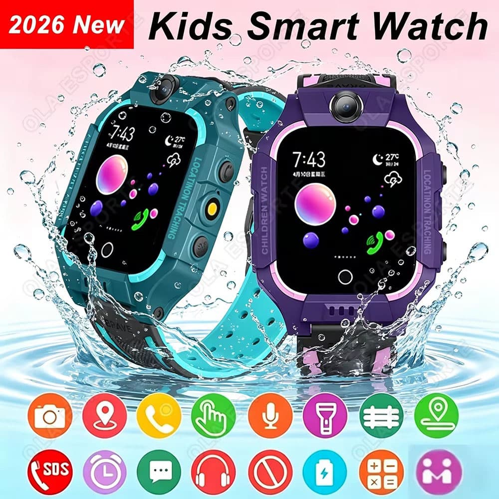 Crianças SOS Localização Criança Relógio Inteligente Smartwatch Cartão Sim Chamada Câmera À Prova Dwaterproof Água Para 