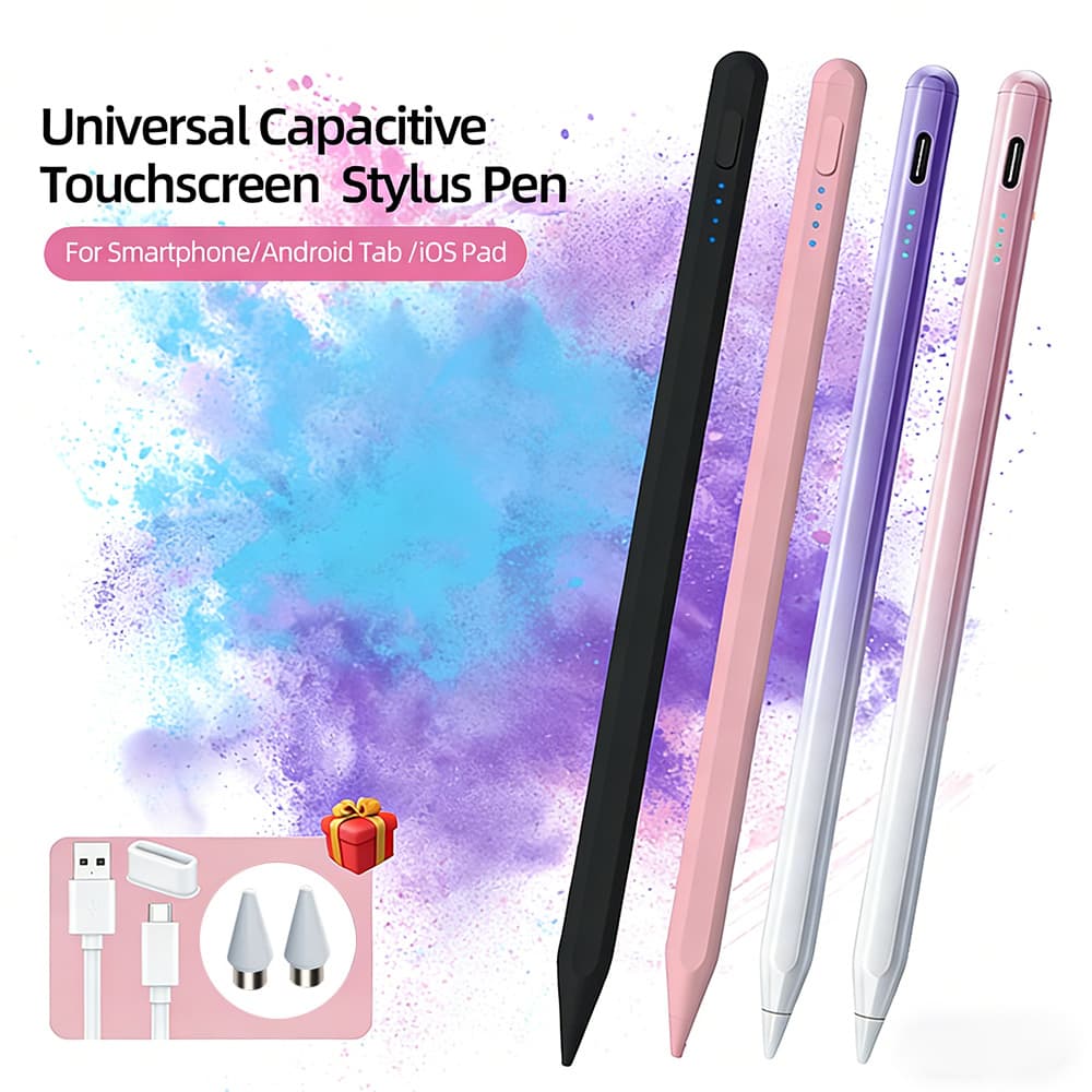Caneta Stylus Toileum Universal: toque suave para Android, tablets, smartphones Android, iPad, Apple Pencil, Huawei,