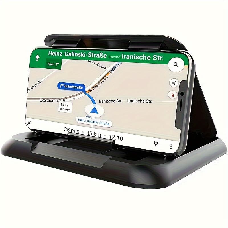 Suporte universal de silicone para celular em painéis de carro: almofada antiderrapante com viseira para navegação AR