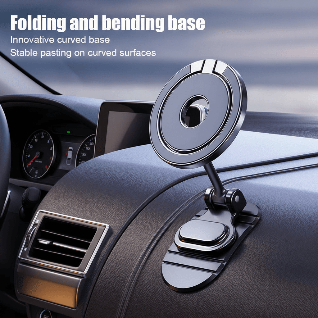  Suporte Magnético de Painel para Carro - Suporte Robusto de Metal para iPhone 15/14, MagSafe, Xiaomi, Samsung