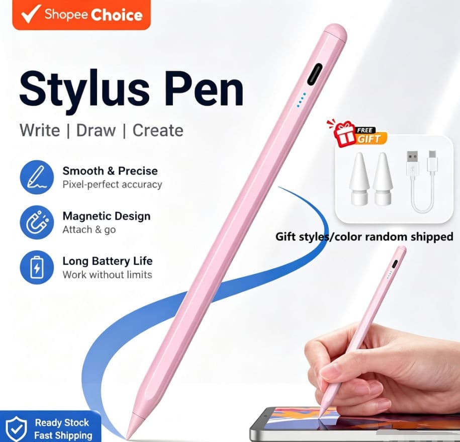 Caneta Stylus Universal para Telefones e Tablets Android e iOS, Compatível com Xiaomi, Huawei, Honor