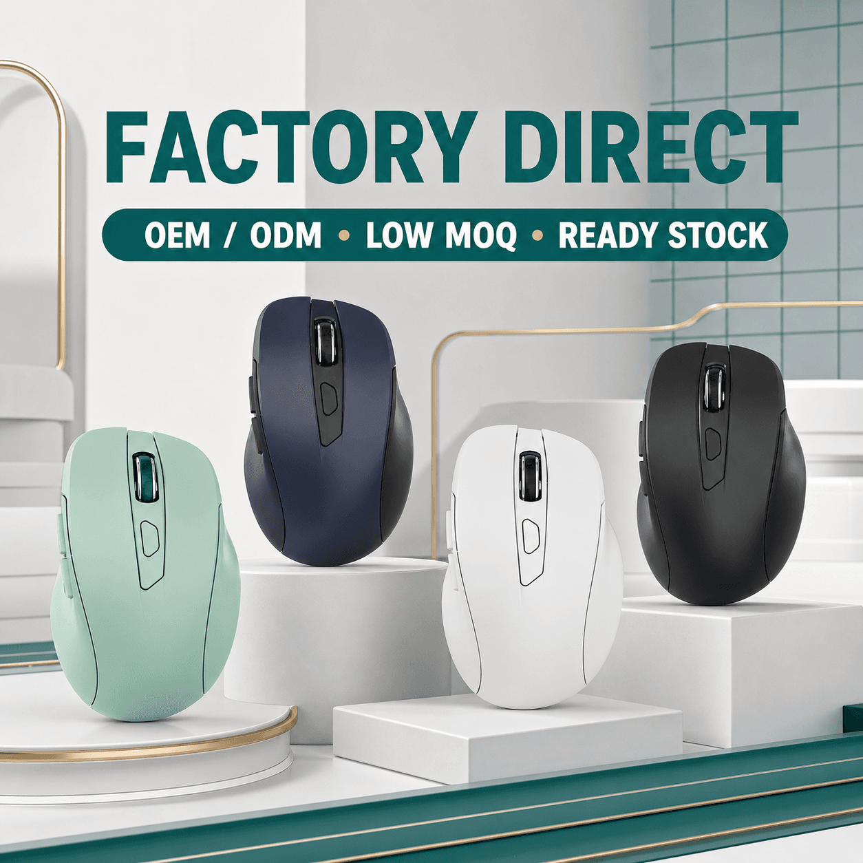 Mouse Sem Fio 2,4G & Bluetooth Dual Mode, Ergonômico Silencioso Recarregável, DPI Ajustável, Mouse Portátil para Laptop