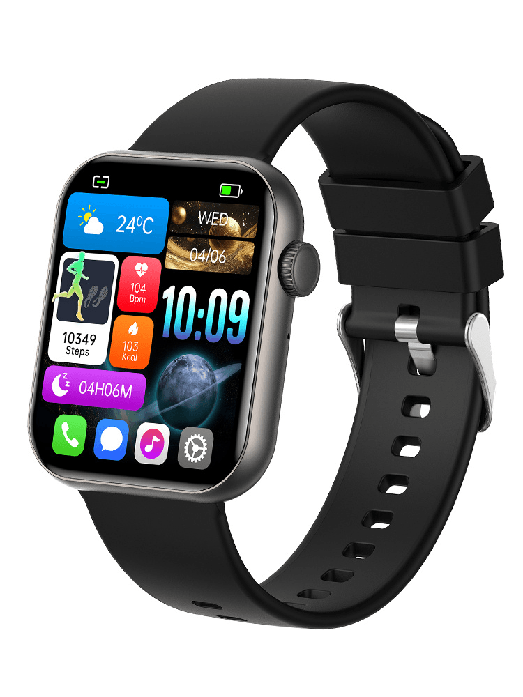 TechLife Smartwatch Watch 5 Lite Amoled Tela Versão Global Preto Ouro Relógio Esportivo