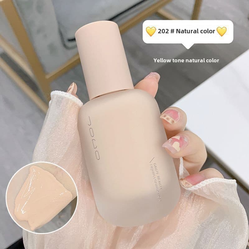  Base Líquida de Gaze Leve Controle de Oleosidade Corretivo Hidratante Refrescante Natural Impermeável BB Cream