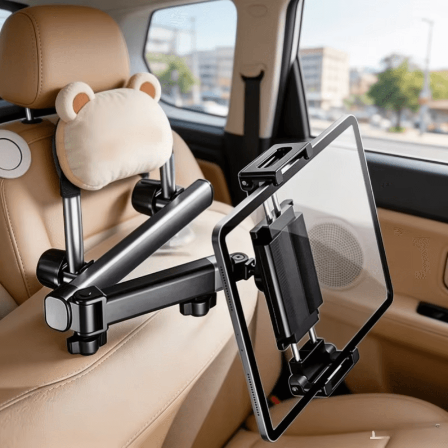 Tablet De Encosto De Cabeça De Carro 3 Em 1 Atualizado E Suporte Para Telefone 360 ° Extensível Giratório De 4 Níveis Ca