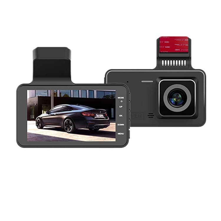 Saimili 1080p HD Dash Cam Lente Dupla Frontal Traseira Gravador De Carro Com Tela De 4 Polegadas