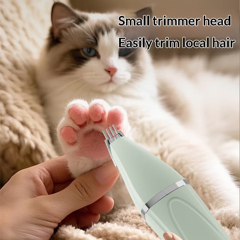Pet Grooming Clippers Recarregável Display Lcd Lâmina Destacável Shampoo Para Cachorro Removedor De Pele De Animais De E