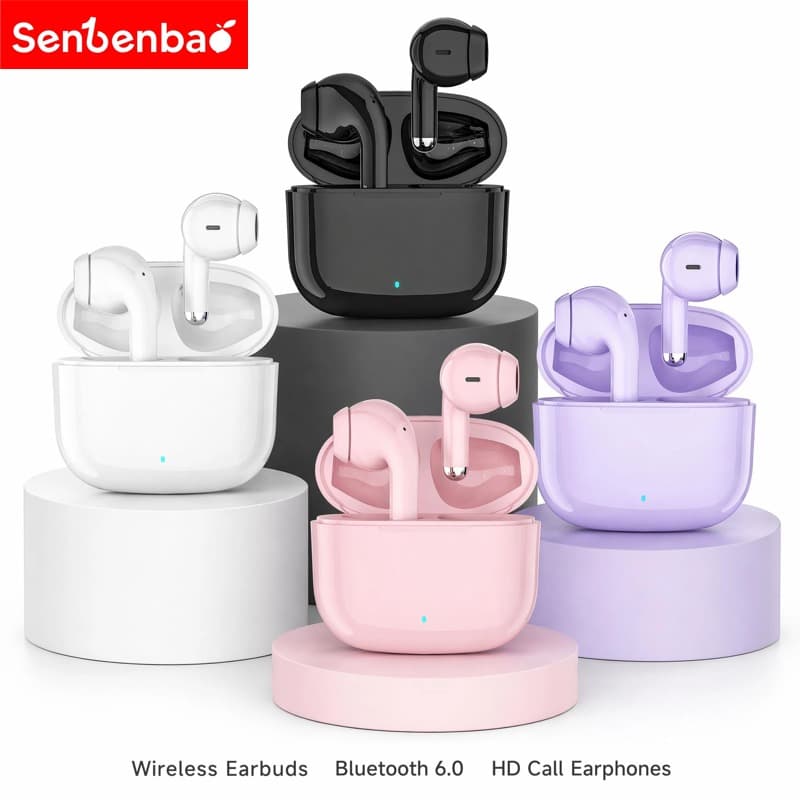 Fone de Ouvido Senbenbao LP40 Pro Premium Fones de Ouvido Bluetooth Sem Fio Bateria de Longa Duração Fones de Ouvido