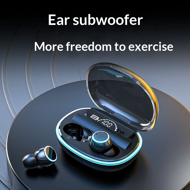 Fones de Ouvido Sem Fio T65 – Fones de Ouvido para Jogos, Banco de Energia, Fones de Ouvido Bluetooth, Bateria de Longa