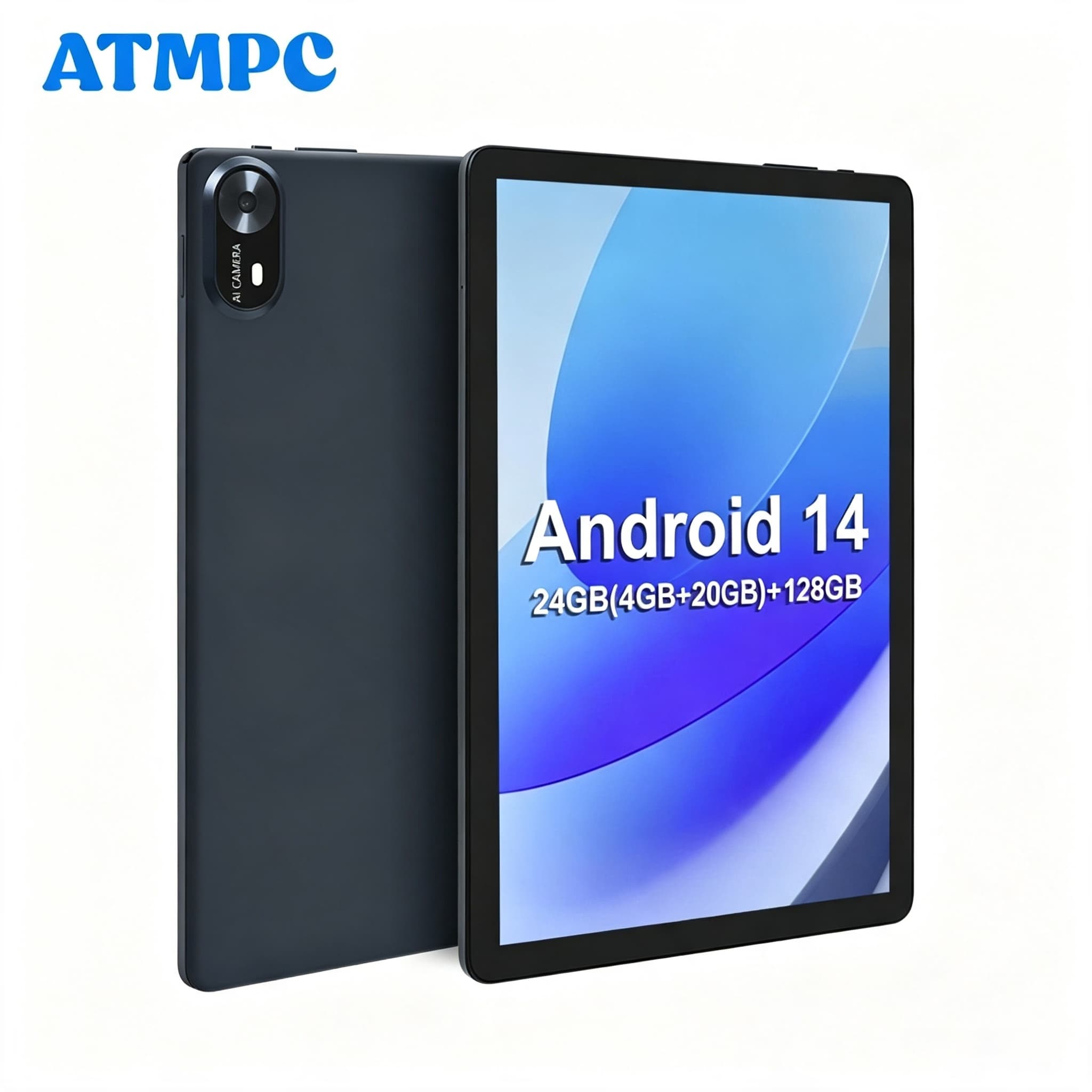 Tablets Android ATMPC, tela IPS HD de 11 polegadas, 24 GB (4+20) de RAM + 128 GB de ROM, um tablet para jogos, aulas