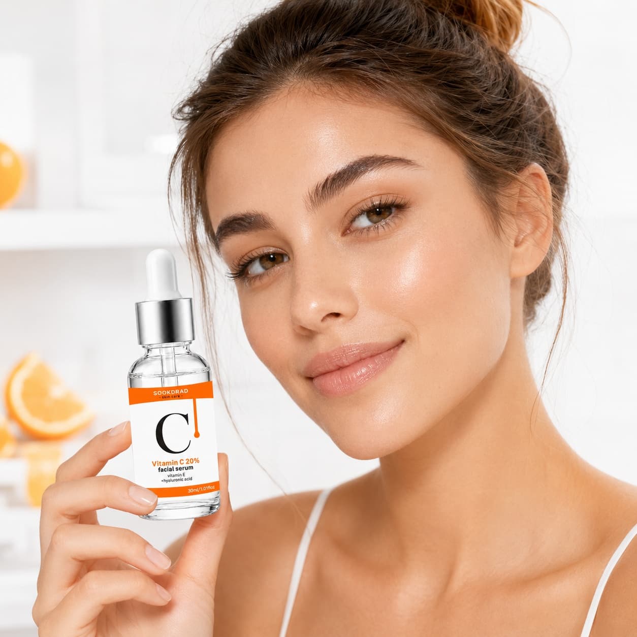 Vitamina C Facial, com Vitamina E, , Hidratante para a Pele, 30ml