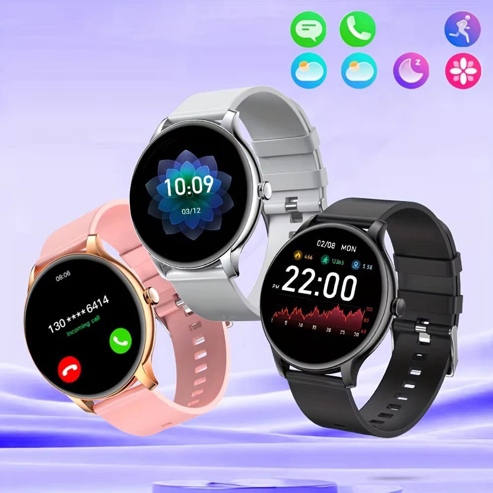 Novo Smartwatch Relógio Inteligente Monitor De Saúde Do Sono Bluetooth Falar Senhoras Esporte Para Android IOS Homens