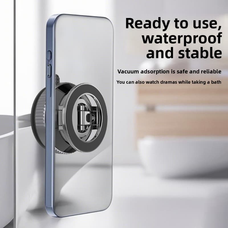 Suporte Magnético Dobrável 360° Ajustável para Celular – Suporte Multiuso para Painel de Carro e Mesa