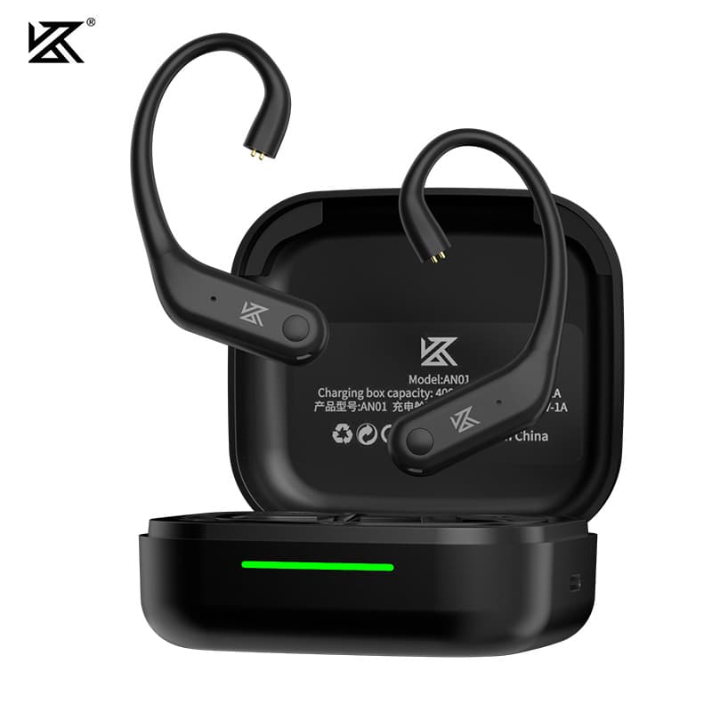 Fones de ouvido KZ AN01 Hifi com cabo Bluetooth 5.4 sem fio, baixa latência, módulo Bluetooth para fones com fio Castor