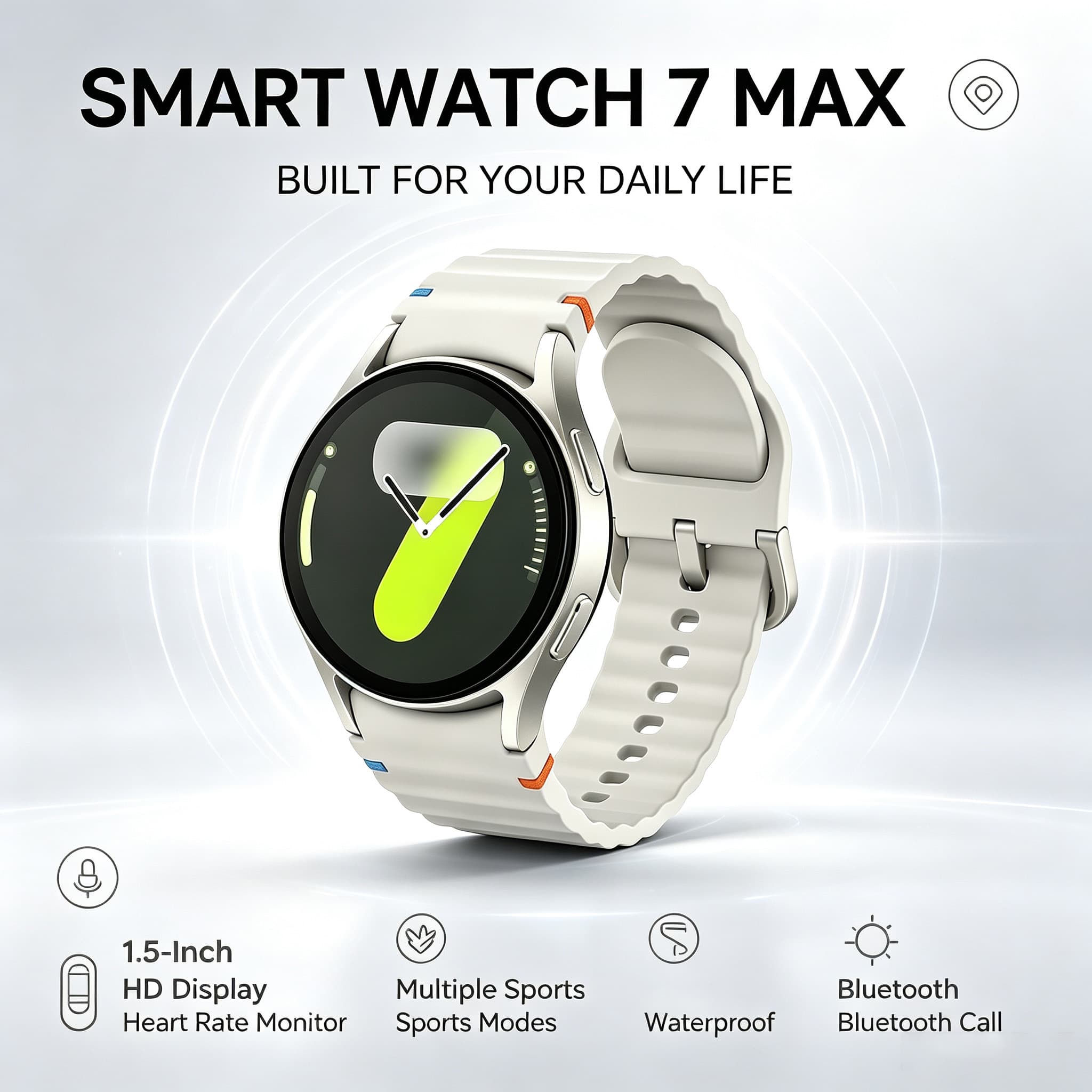 Multifuncional Elegante Sem Fio Bluetooth Chamada Smartwatch Relógio Inteligente Novo Unisex Monitor De Saúde Do Sono