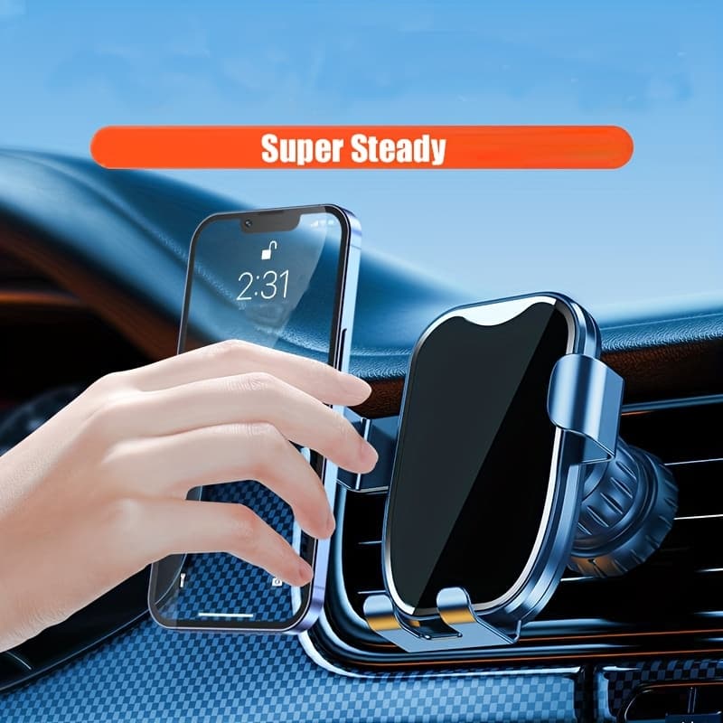 Suporte para Celular Saimili para Carro com Trava Automática Universal Compatível com a Maioria dos Smartphones