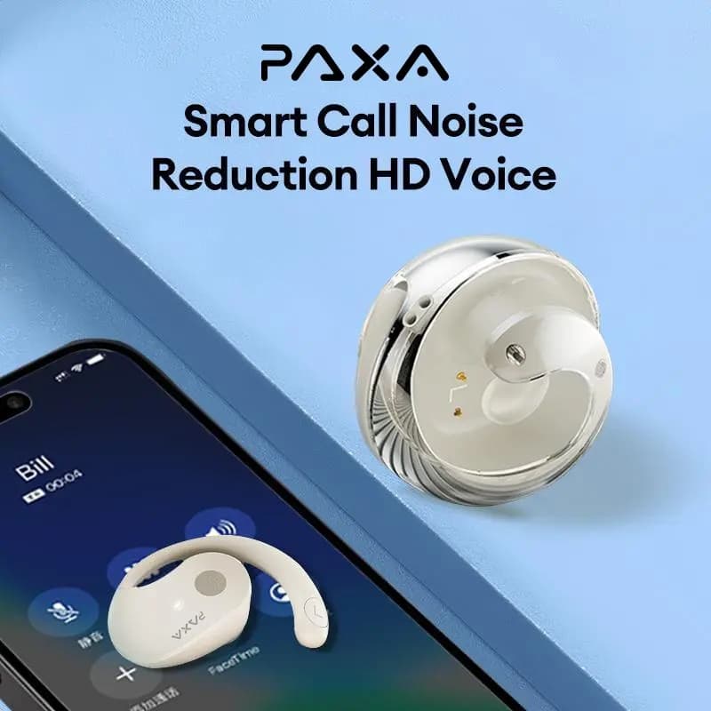 Fones de Ouvido T26 Pro Sem Fio com Tradução AI OWS Bluetooth, Fones de Ouvido Luxuosos para Música e Chamadas, Fones