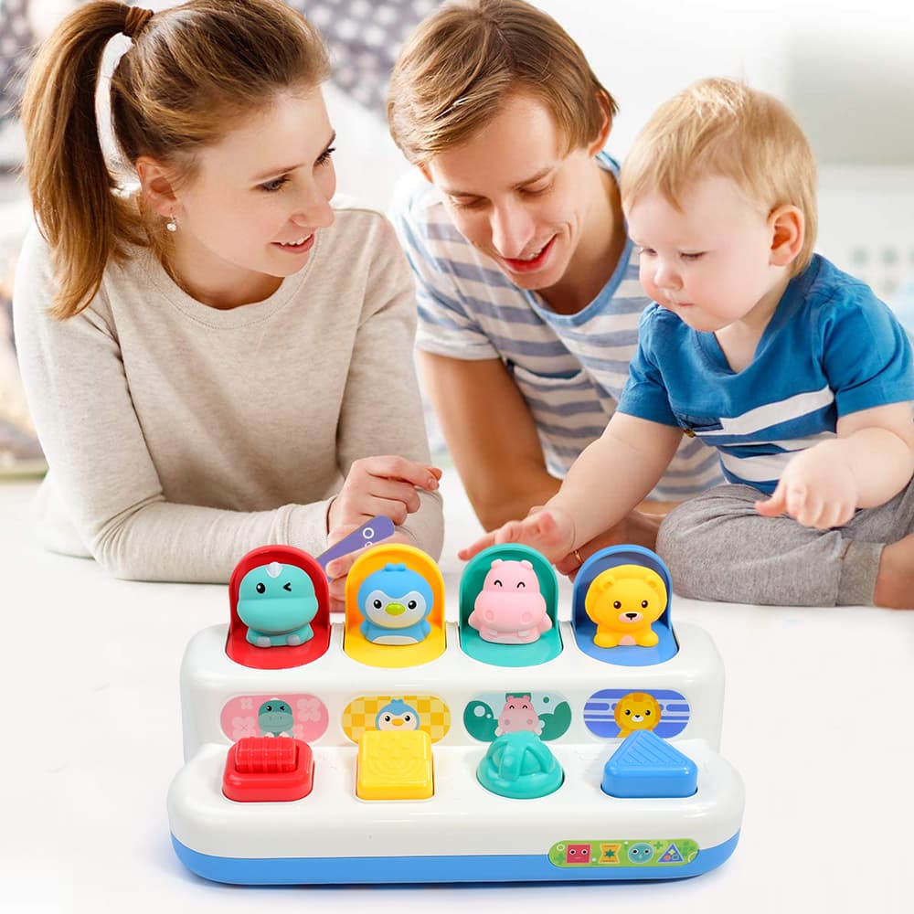 Brinquedo educativo de esconde-esconde para crianças - Brinquedo de desenvolvimento de aprendizagem causal. Perfeito
