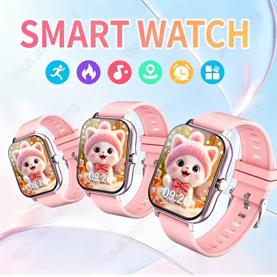 Criança Relógio Inteligente 2026 Novo Venda Quente 1.83 Polegada Smartwatch Com Chamada Sem Fio Recebendo Vários Modos D
