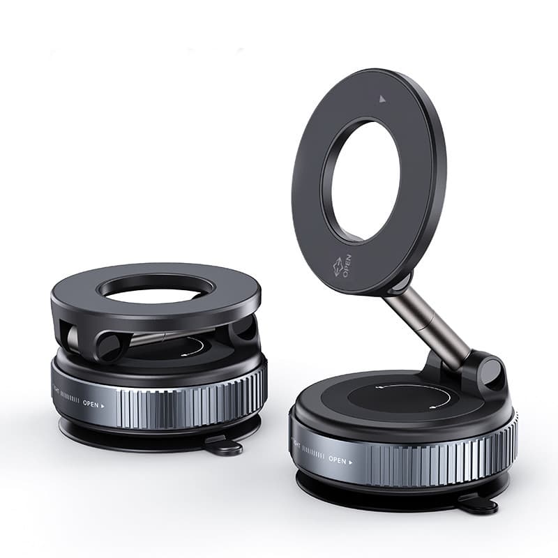 Suporte Magnético Para Telefone Carro A Vácuo 360 ° Montagem De Sucção Forte De Rotação