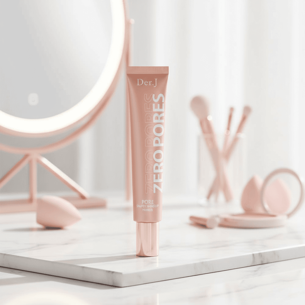  Primer de Maquiagem Der.J Pore-free Blurring, Creme Isolante, Base Líquida, Corretivo Hidratante Natural BB Cream 30ml
