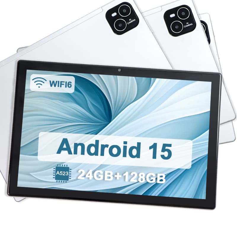 Tablet Android ATMPC de 10,1 polegadas, 24 GB de RAM (4+20 expansíveis), tela IPS 800×1280, bateria de 6000 mAh, tablet