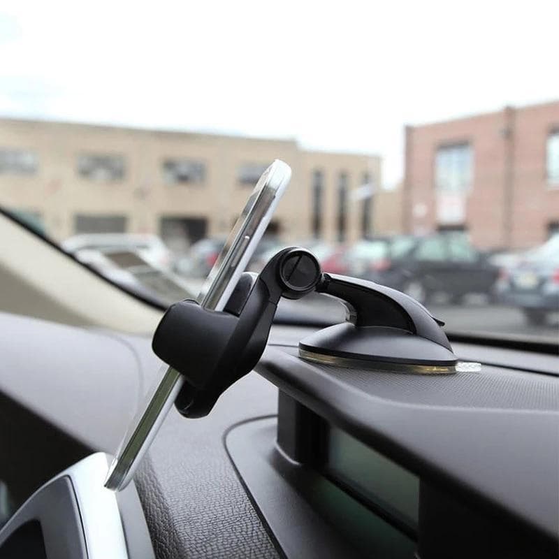 Suporte universal para celular de carro, braço longo flexível, ventosa para para-brisa, suporte para painel de
