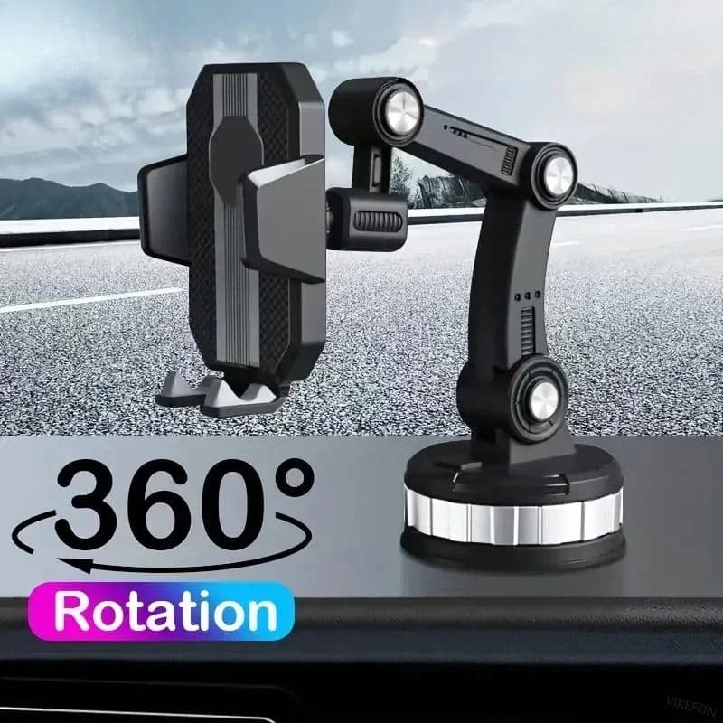 Suporte de telefone com ventosa rotativa 360° SAIMILI para carro, suporte universal de navegação GPS para iPhone,