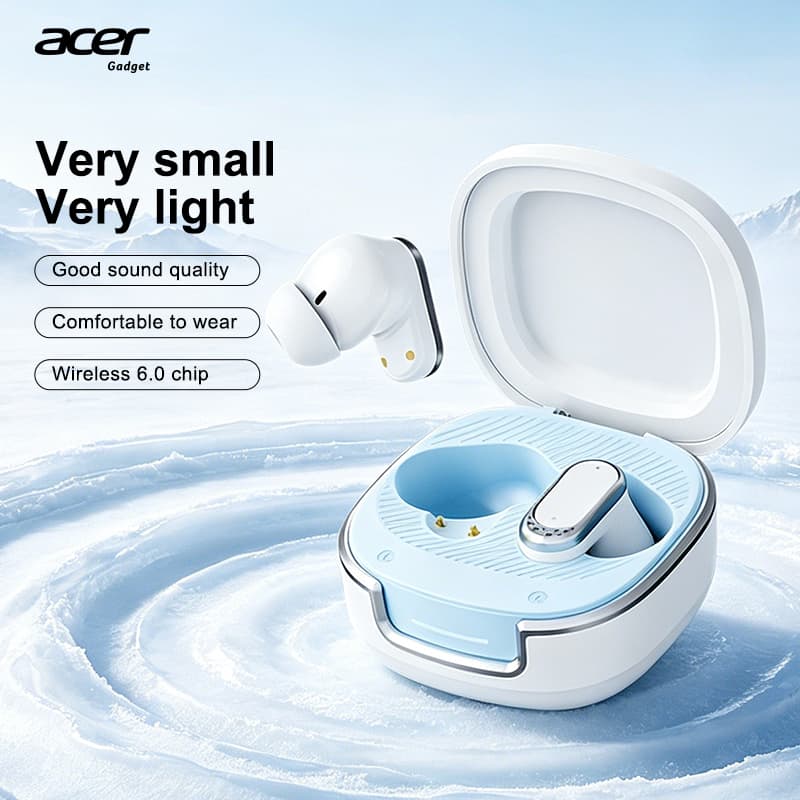 Fones de ouvido Acer OHR751, sem fio, com microfone, tipo C, fone Bluetooth, headset, fone de ouvido, 32Ω, impedância