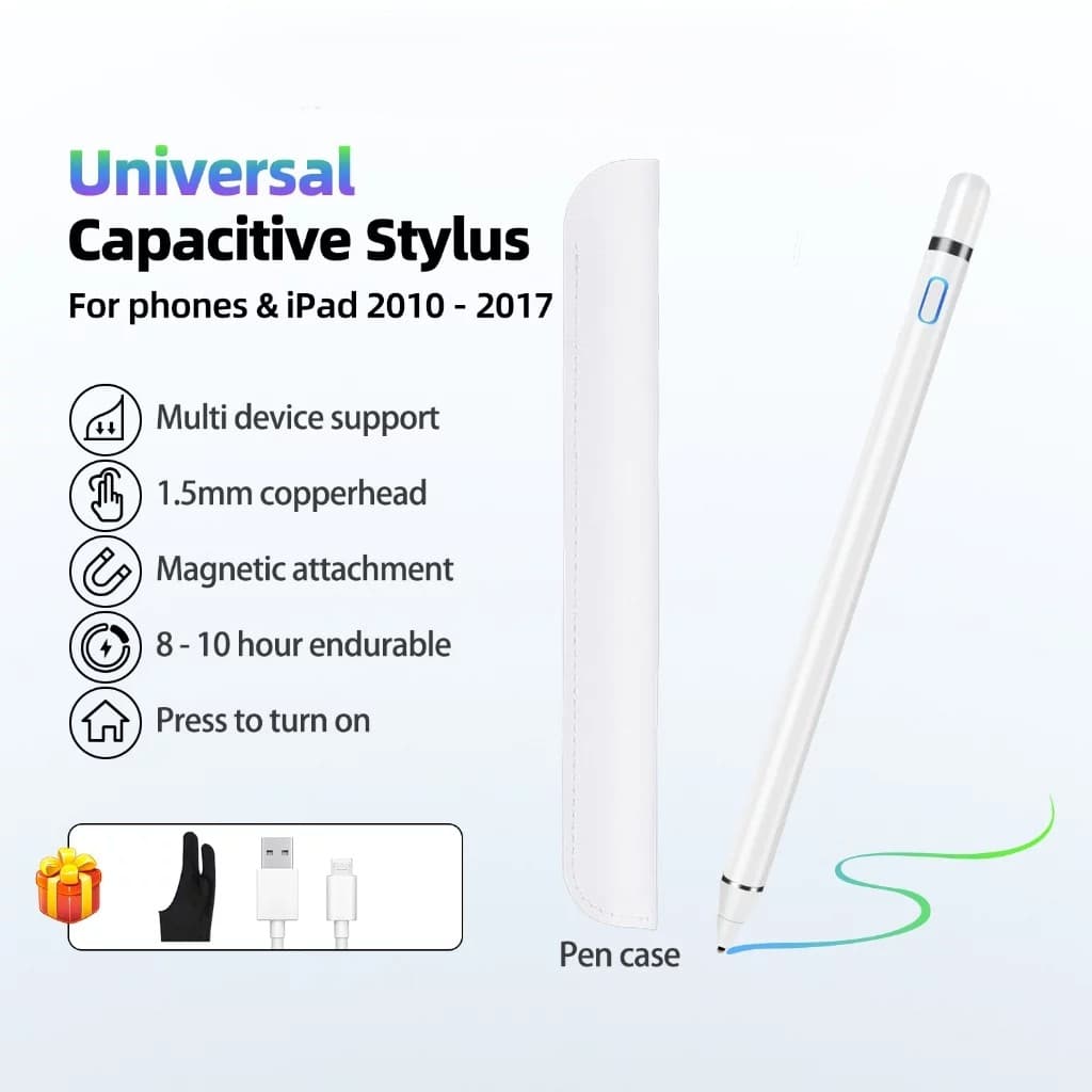  Caneta Universal Stylus para Tablet Android e iPad, Lápis de Tela Sensível para Tablets Xiaomi, Acessórios de Caneta