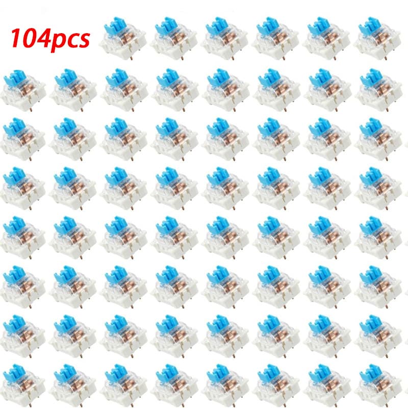 Interruptores De Teclado Mecânico Clicky & Tátil , Lineares Universais Com design À Prova De Poeira , Personalizáveis E 