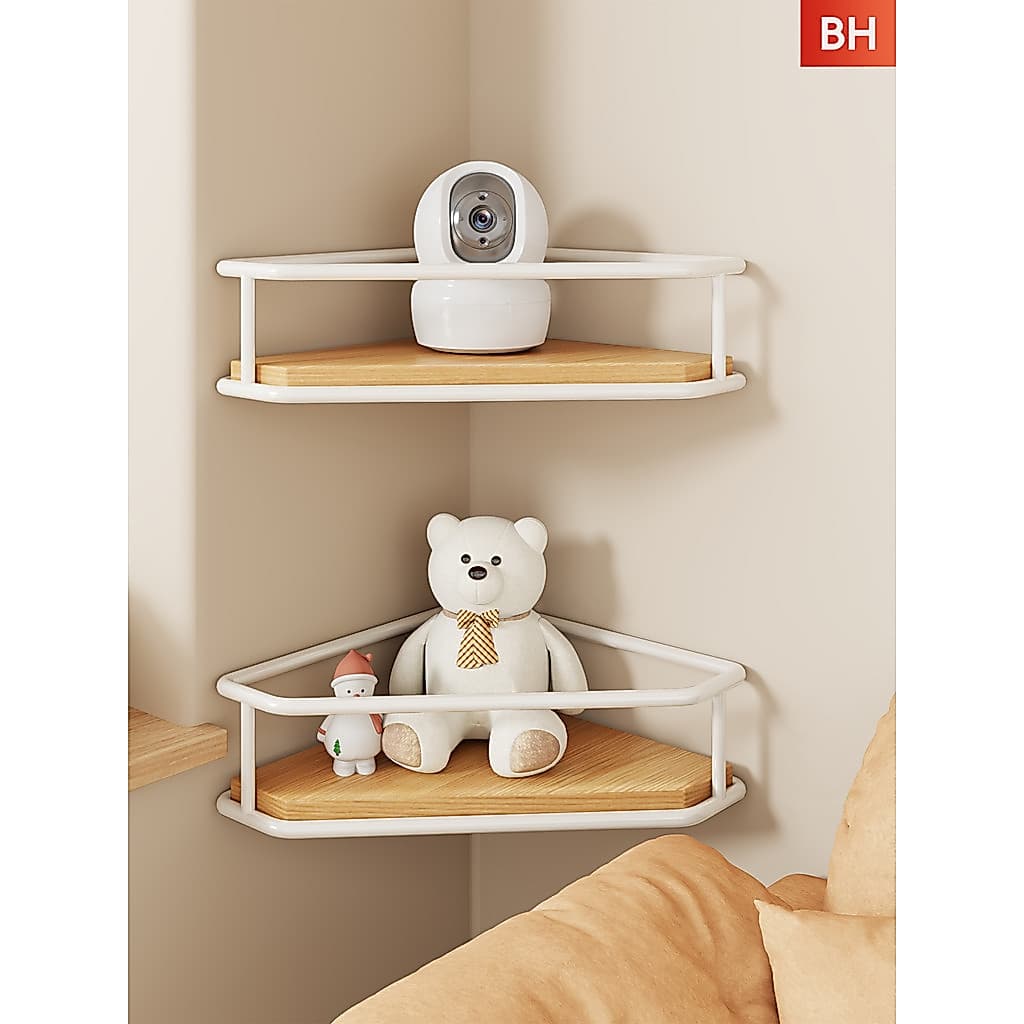 Prateleira para câmera doméstica, sem perfuração, suporte de monitoramento montado na parede, multifuncional interno
