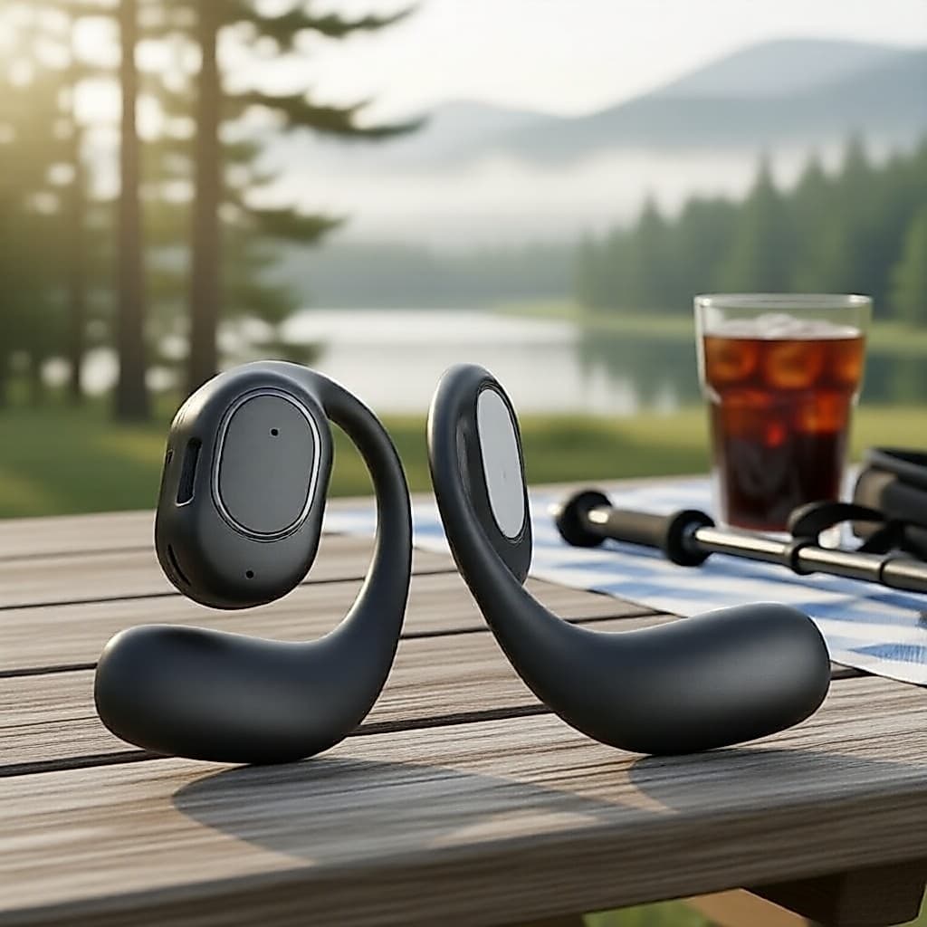 OWS KY2 Fone Bluetooth sem Fio para Uma Orelha com Longa Duração da Bateria e Controle por Toque para Negócios