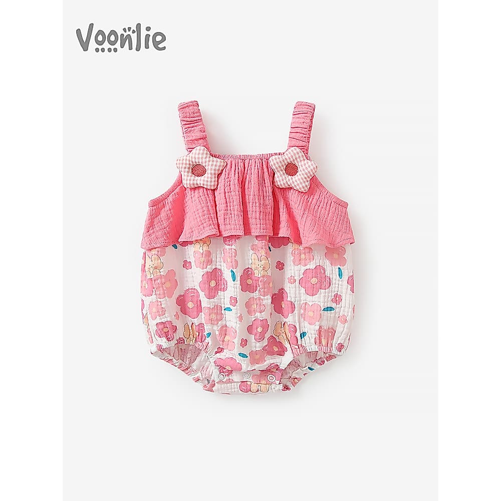 Fan Hunter roupas de verão do bebê macacão roupas recém-nascidos bebê menina macacão cem dias verão fino macacão