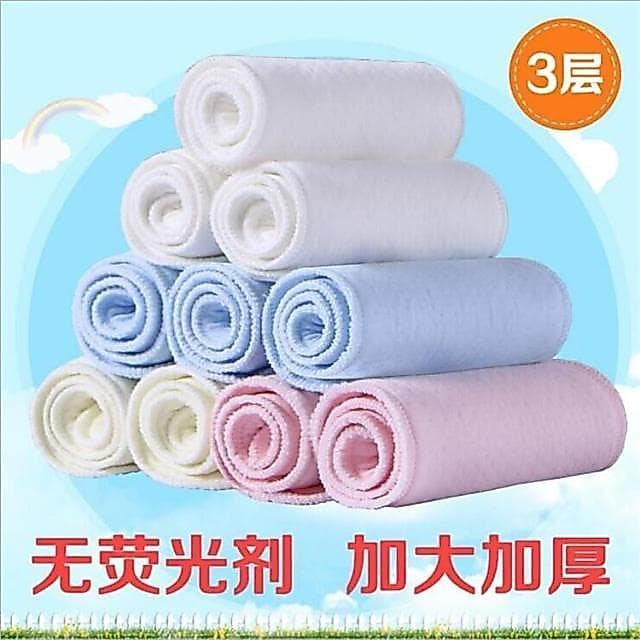 Recém-nascido puro algodão lavável respirável gaze fralda bebê primavera verão outono engrossado algodão fralda produtos